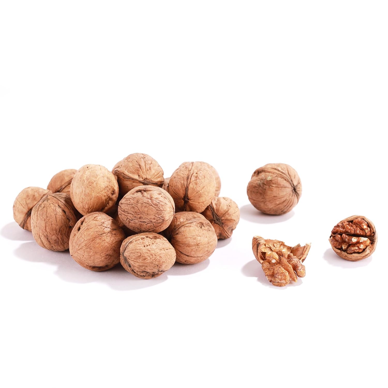 Kashmir Walnuts with Shell ? 1kg | Fresh, Natural & Unprocessed Dry Fruits | Rich in Omega-3 | Boosts Brain & Heart Health - View 3
