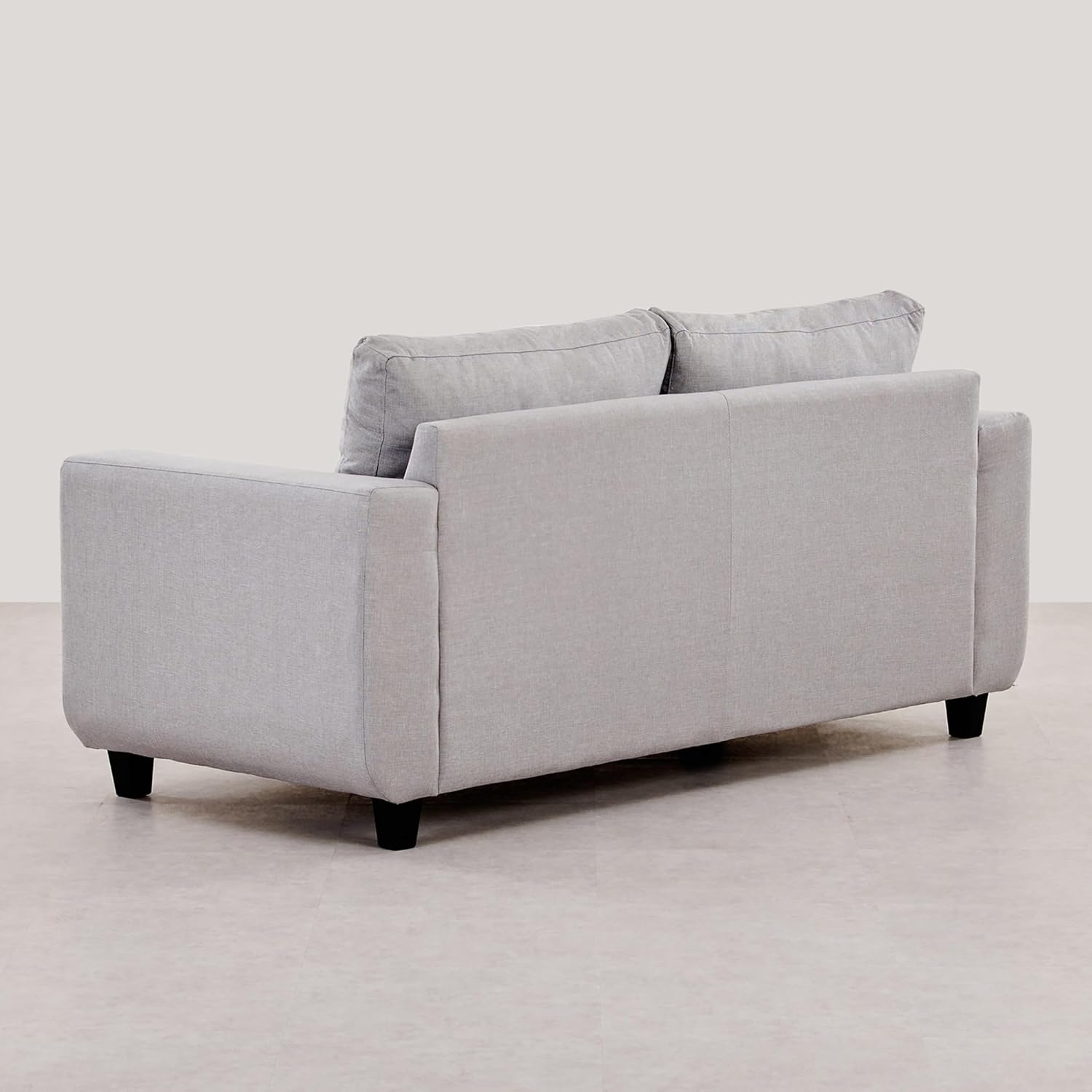 Home Centre 3 Seater Berry Fabric Sofa|Fabric Sofa for Living Room|(Grey)|2 Year Warranty - View 5